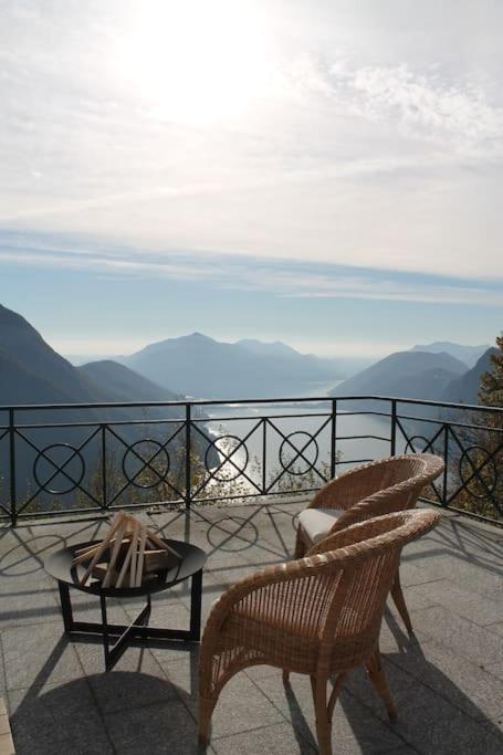 La Perla Di Bre' Apartment Lugano Luaran gambar