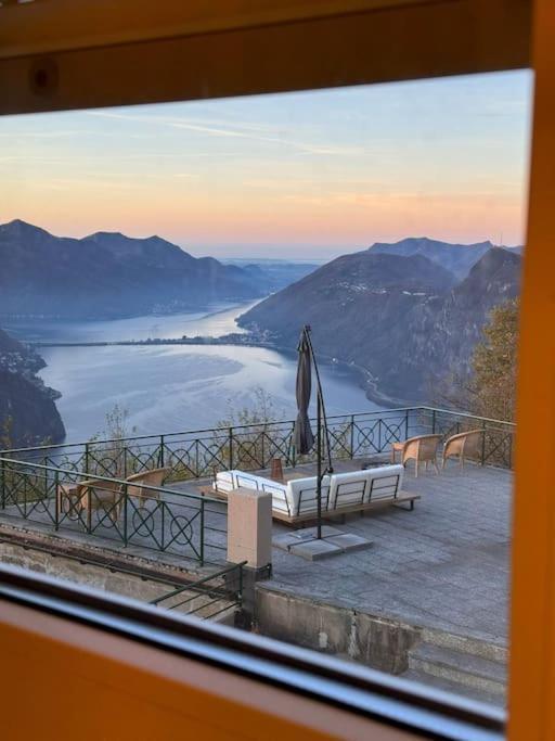 La Perla Di Bre' Apartment Lugano Luaran gambar