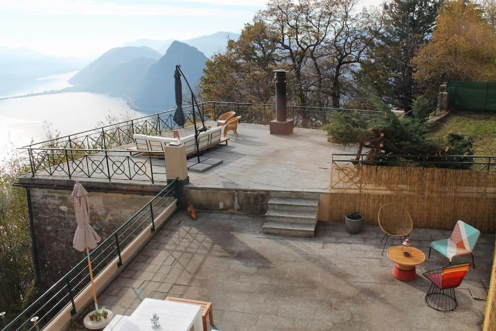 La Perla Di Bre' Apartment Lugano Luaran gambar