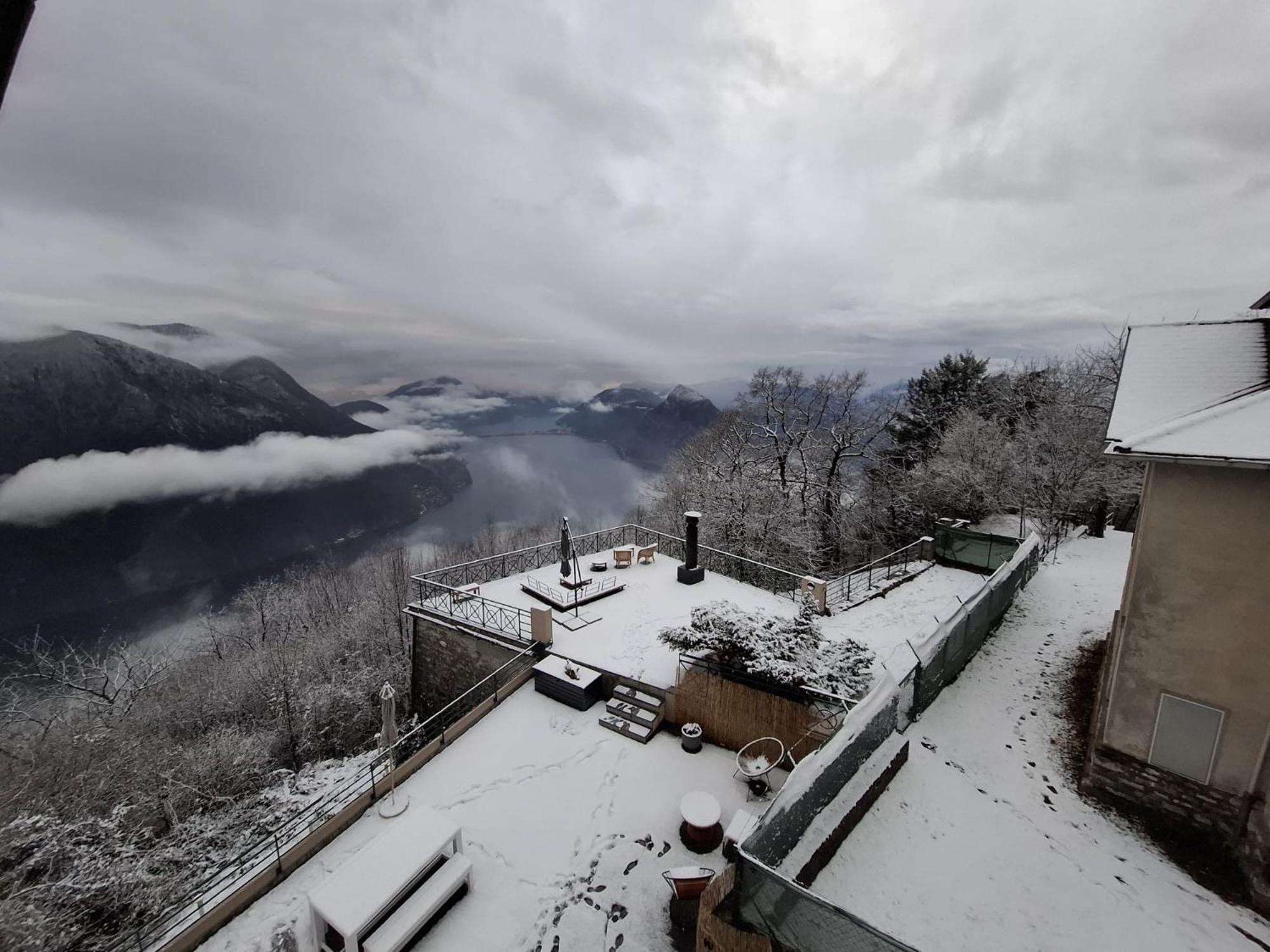 La Perla Di Bre' Apartment Lugano Luaran gambar