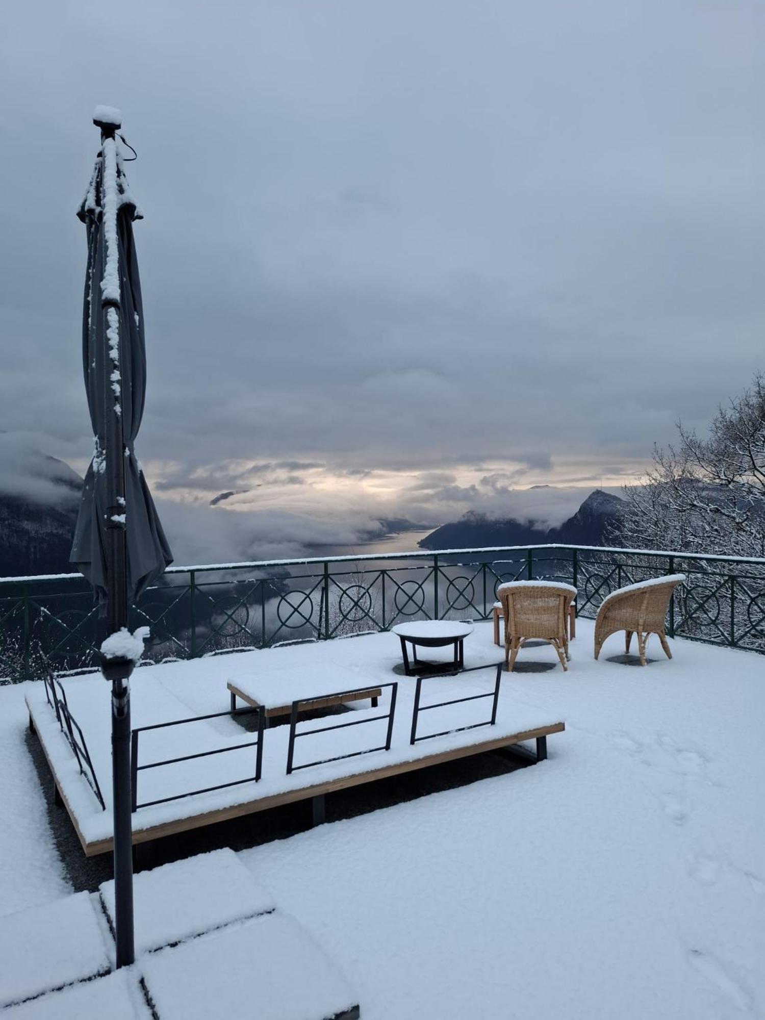 La Perla Di Bre' Apartment Lugano Luaran gambar